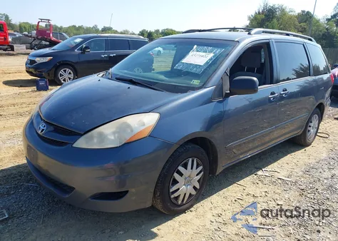 2007 Toyota Sienna Le из США, поврежденный, VIN 5TDZK23C37S026845